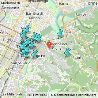 Mappa Piazza Gozzano Guido, 10132 Torino TO, Italia (2.0405)