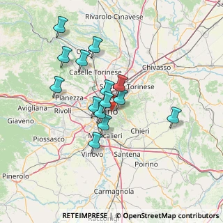 Mappa Piazza Gozzano Guido, 10132 Torino TO, Italia (11.98857)
