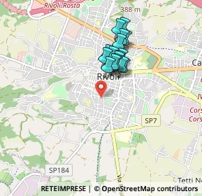 Mappa Via Pullino, 10098 Rivoli TO, Italia (0.68313)