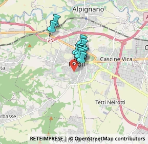 Mappa Via Pullino, 10098 Rivoli TO, Italia (0.97091)