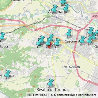 Mappa Via Pullino, 10098 Rivoli TO, Italia (2.67)