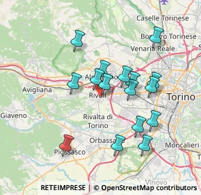 Mappa Donna in Istituto di bellezza corpo e capelli, 10098 Rivoli TO, Italia (6.555)