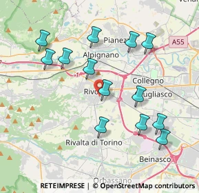 Mappa Donna in Istituto di bellezza corpo e capelli, 10098 Rivoli TO, Italia (3.95385)