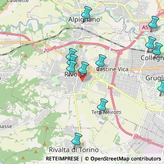 Mappa Donna in Istituto di bellezza corpo e capelli, 10098 Rivoli TO, Italia (2.42667)