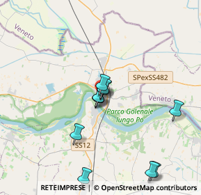 Mappa Via Vittorio Veneto, 46035 Ostiglia MN, Italia (3.29182)