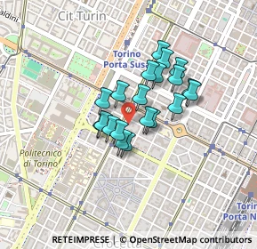 Mappa Via Vincenzo Vela, 10128 Torino TO, Italia (0.2955)