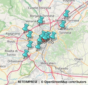 Mappa Via Vincenzo Vela, 10128 Torino TO, Italia (4.97846)