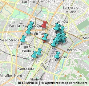 Mappa Via Vincenzo Vela, 10128 Torino TO, Italia (1.32)
