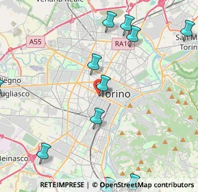 Mappa Via Vincenzo Vela, 10128 Torino TO, Italia (5.34909)