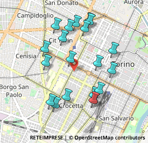 Mappa Via Vincenzo Vela, 10128 Torino TO, Italia (0.951)