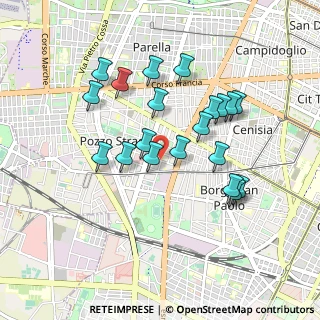 Mappa Via Serao Matilde, 10141 Torino TO, Italia (0.832)