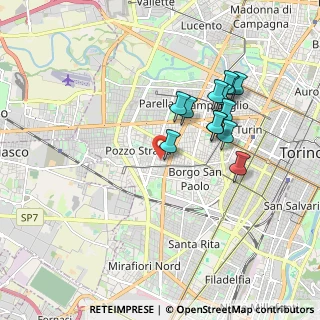 Mappa Via Serao Matilde, 10141 Torino TO, Italia (1.67538)