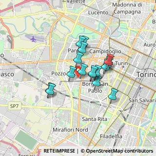 Mappa Via Serao Matilde, 10141 Torino TO, Italia (1.23875)