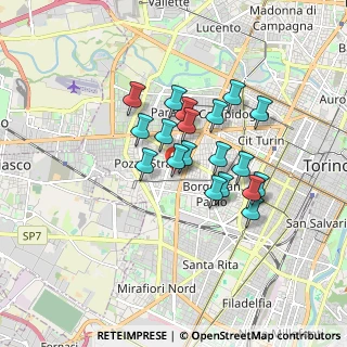 Mappa Via Tofane, 10141 Torino TO, Italia (1.32789)