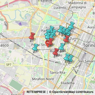Mappa Via Tofane, 10141 Torino TO, Italia (1.40211)