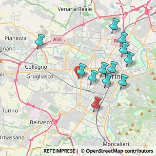 Mappa Corso Monte Cucco, 10141 Torino TO, Italia (4.02167)