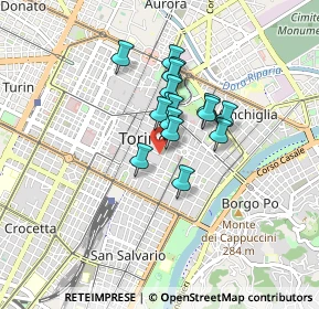 Mappa 10123 Torino TO, Italia (0.55875)