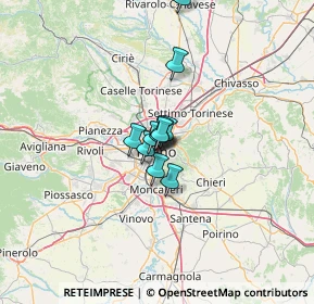 Mappa 10123 Torino TO, Italia (6.52273)