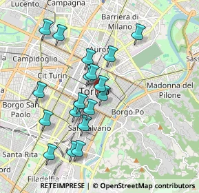 Mappa 10123 Torino TO, Italia (1.76333)