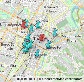 Mappa 10123 Torino TO, Italia (1.50571)