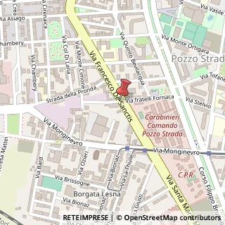 Mappa Via Francesco De Sanctis,  100, 10142 Torino, Torino (Piemonte)