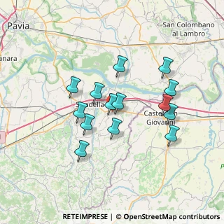 Mappa 27049 Zenevredo PV, Italia (6.20214)
