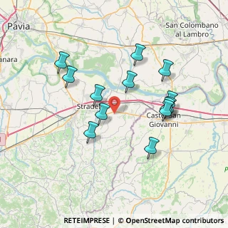 Mappa 27049 Zenevredo PV, Italia (6.93923)