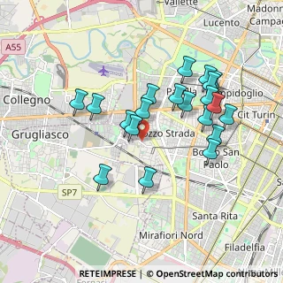 Mappa Strada della Pronda, 10141 Torino TO, Italia (1.7425)