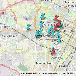 Mappa Str. della Pronda, 10142 Torino TO, Italia (1.7875)