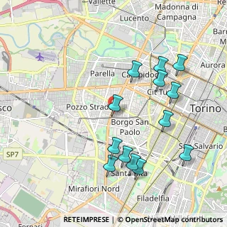 Mappa Via Orsiera, 10141 Torino TO, Italia (2.08615)