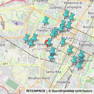 Mappa Via Orsiera, 10141 Torino TO, Italia (1.9975)