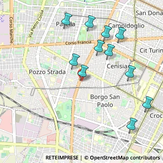 Mappa Via Orsiera, 10141 Torino TO, Italia (1.13364)