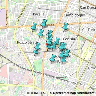 Mappa Via Orsiera, 10141 Torino TO, Italia (0.585)