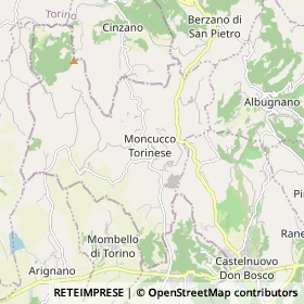 Mappa Moncucco Torinese