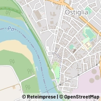 Hartă Ostiglia