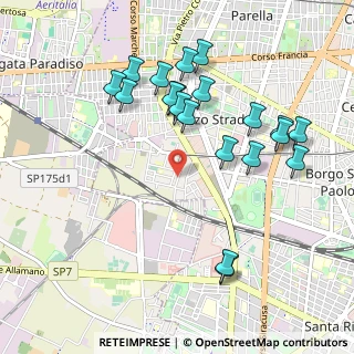 Mappa Via La Thuile, 10142 Torino TO, Italia (1.0465)