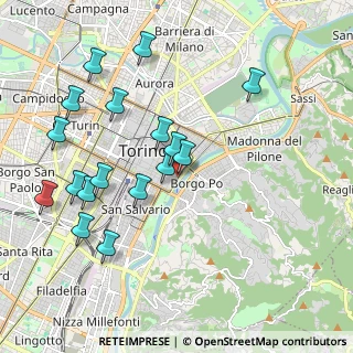 Mappa Via Camillo Benso Cavour, 10123 Torino TO, Italia (2.11353)
