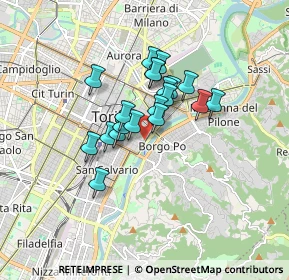 Mappa Via Camillo Benso Cavour, 10123 Torino TO, Italia (1.1915)