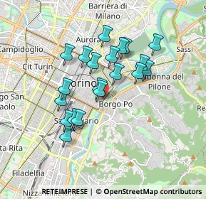 Mappa Via Camillo Benso Cavour, 10123 Torino TO, Italia (1.504)