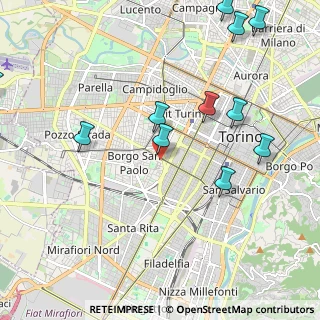 Mappa Corso Francesco Ferrucci 112 - Blocco B, 10141 Torino TO, Italia (2.55455)