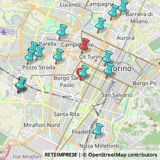 Mappa Corso Francesco Ferrucci 112 - Blocco B, 10141 Torino TO, Italia (2.545)