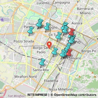 Mappa Corso Francesco Ferrucci 112 - Blocco B, 10141 Torino TO, Italia (1.7095)