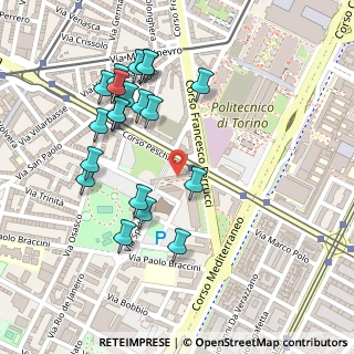Mappa Corso Francesco Ferrucci 112 - Blocco B, 10141 Torino TO, Italia (0.2525)