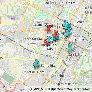Mappa Via Limone, 10141 Torino TO, Italia (1.74133)
