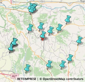 Mappa Via Padre Carpignano, 14026 Montiglio Monferrato AT, Italia (9.783)