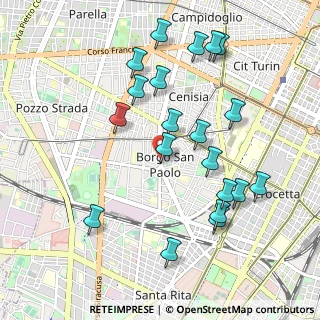 Mappa Via San Bernardino, 10141 Torino TO, Italia (1.043)