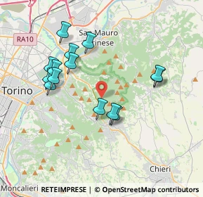 Mappa Q68+P5, 10025 Pino Torinese TO (3.63071)