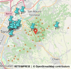 Mappa Q68+P5, 10025 Pino Torinese TO (5.04813)