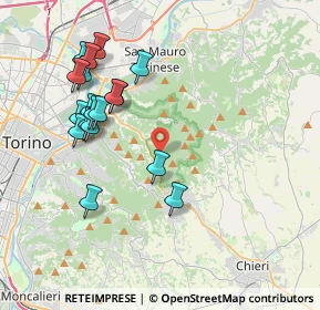 Mappa Q68+P5, 10025 Pino Torinese TO (4.01556)