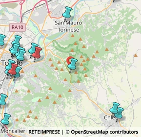 Mappa Q68+P5, 10025 Pino Torinese TO (6.5255)